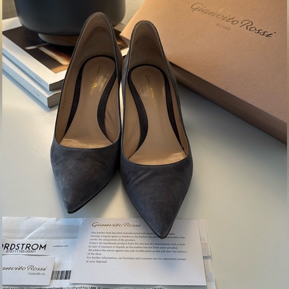 Gianvito Rosi Pointed Roe Pump Size 38.5 - Picture 17 of 17